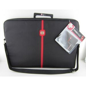 Swissgear By Wenger Maya Black Red Computer Sleeve